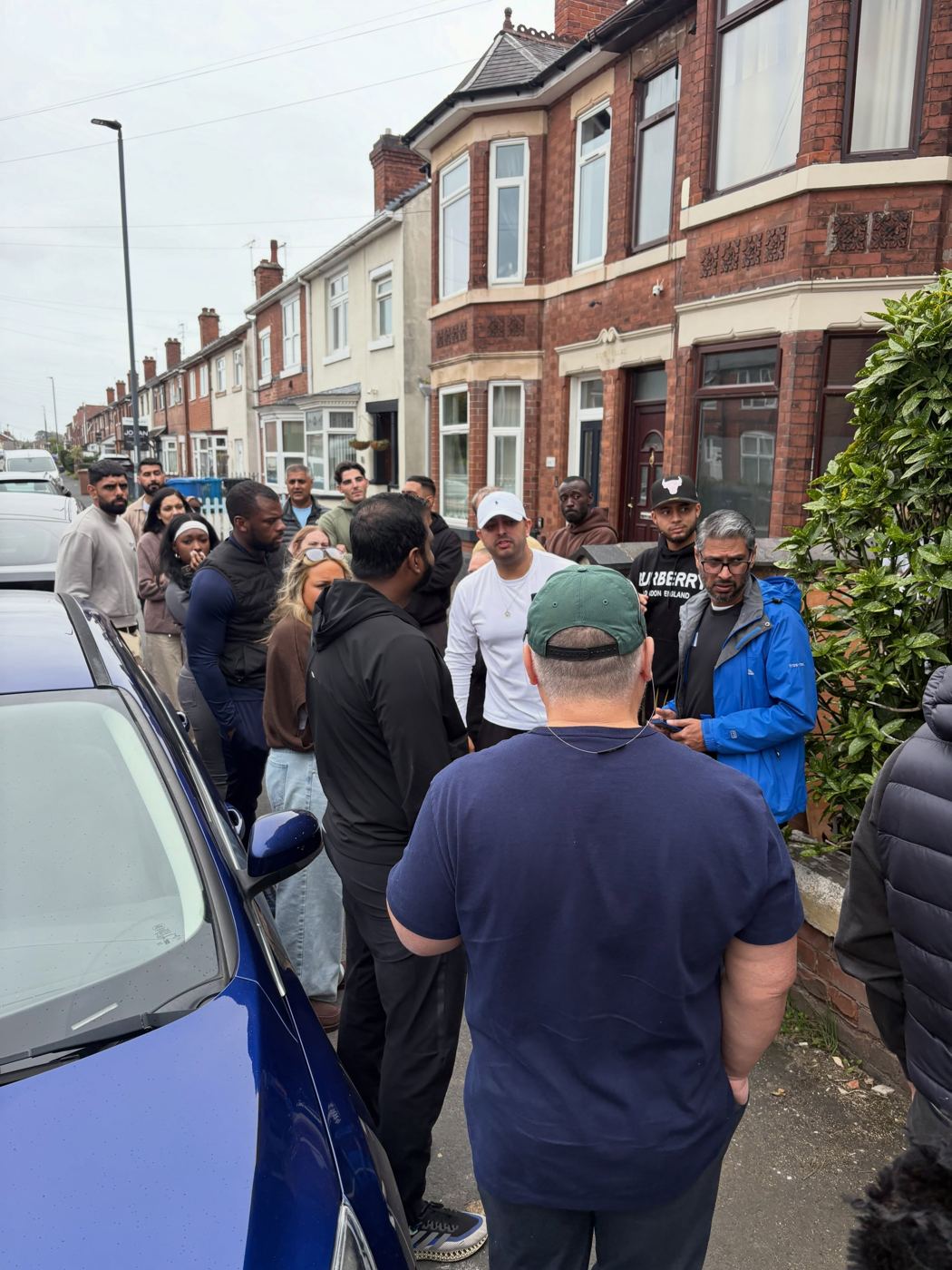 A group on one of Ste's site visits